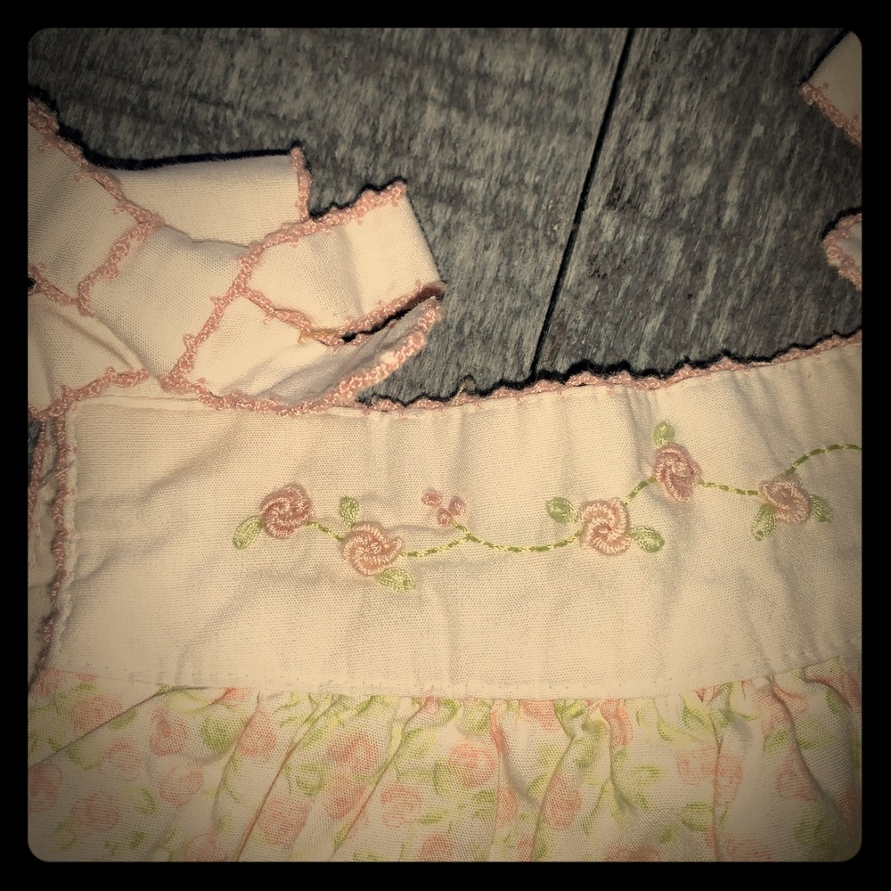Piper & Posie Embroidered Rose Sundress